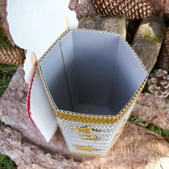Nikolaus-Geschenkbox, Geschenk zum Nikolaustag, Weihnachtsgeschenk, Mitbringsel, Handarbeit aus Wellpappe