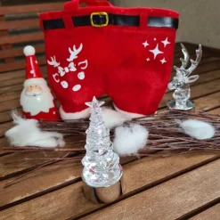 Nikolaushose Mini personalisierbar | Weihnachtsmann Hose als Geschenkverpackung | Lustige Nikolaus Geschenkidee für Kind