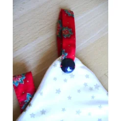 Nikolaushäuschen schöner Advents- und Weihnachts-Dekohänger genäht von Hobbyhaus