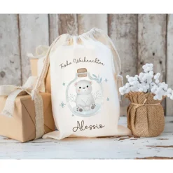 Nikolaussack, Geschenke Kinder personalisiert mit Name, Nikolausgeschenk, Tasche, Nikolausbeutel Weihnachten