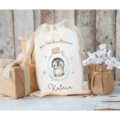 Nikolaussack, Geschenke Kinder personalisiert mit Name, Nikolausgeschenk, Tasche, Nikolausbeutel Weihnachten
