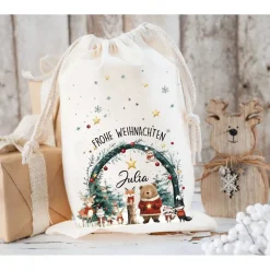 Nikolaussack, Geschenke Kinder personalisiert mit Name, Nikolausgeschenk, Tasche, Nikolausbeutel Weihnachten