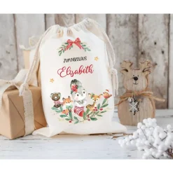 Nikolaussack, Geschenke Kinder personalisiert mit Name, Nikolausgeschenk, Tasche, Nikolausbeutel Weihnachten