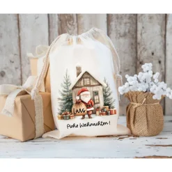 Nikolaussack, Geschenke Kinder personalisiert mit Name, Nikolausgeschenk, Tasche, Nikolausbeutel Weihnachten