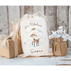 Nikolaussack, Geschenke Kinder personalisiert mit Name, Nikolausgeschenk, Tasche, Nikolausbeutel Weihnachten
