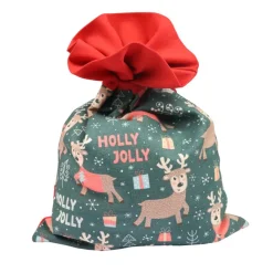 Nikolaussäckchen Elch grün mit Namen - Dekoration zu Weihnachten oder Advent Alternative Nikolaustiefel Nikolaussack