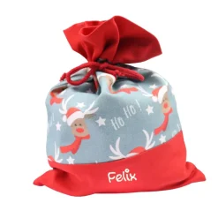 Nikolaussäckchen Elch mit Mütze u. Namen - Dekoration zu Weihnachten oder Advent Alternative Nikolaustiefel Nikolaussack