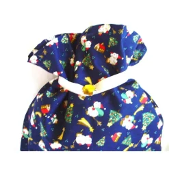 Nikolaussäckchen in blau mit schönen Kindermotiven genäht von Hobbyhaus