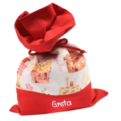 Nikolaussäckchen Lebkuchenhaus mit Namen - Dekoration zu Weihnachten oder Advent Alternative Nikolaustiefel Nikolaussack