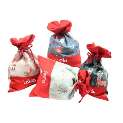 Nikolaussäckchen Winterwald Namen Dekoration Weihnachten Advent Alternative Nikolaustiefel Nikolaussack Geschenksäckchen