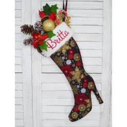 Nikolaussocke oder Highheel mit deinem Wunschtext