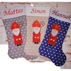 Nikolausstiefel Bischof Groß mit Namen Größe XXL