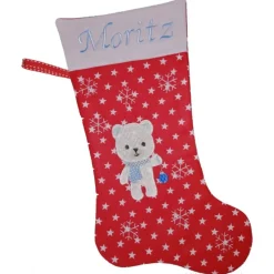 Nikolausstiefel Bär mit Namen