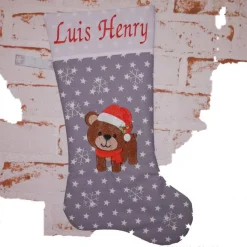 Nikolausstiefel Bär mit Namen