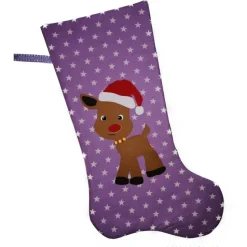 Nikolausstiefel Größe "XXL" mit aufgebügeltem Motiv Rentier