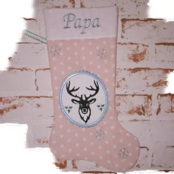 Nikolausstiefel Hirsch mit Namen