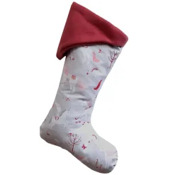 Nikolausstiefel mit Einhorn Motiv, Kaminsocke zum befüllen und aufhängen