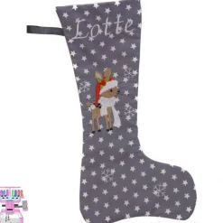 Nikolausstiefel mit Name Lotte bestickt