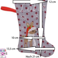 Nikolausstiefel mit Name Maximilian