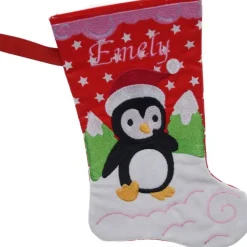 Nikolausstiefel Pinguin mit Namen