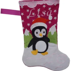 Nikolausstiefel Pinguin mit Namen