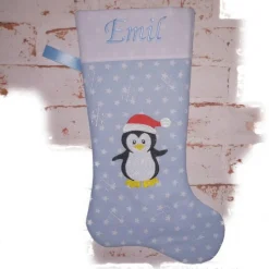 Nikolausstiefel Pinguin mit Namen