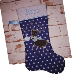 Nikolausstiefel Rentier mit Namen