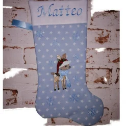 Nikolausstiefel Rentier mit Namen