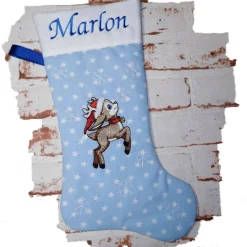 Nikolausstiefel Rentier mit Namen