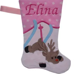 Nikolausstiefel Rentier mit Namen