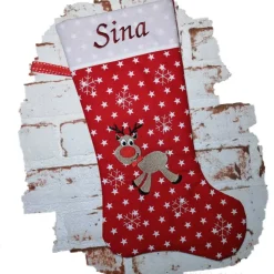 Nikolausstiefel Rentier mit Namen