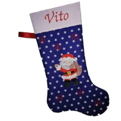 Nikolausstiefel Weihnachtsmann mit Namen