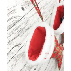 Nikolausstiefel Weihnachtssocke Highheel personalisiert Weihnachtsstern