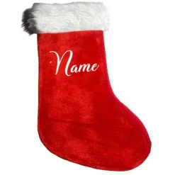 Nikolausstiefel XXL mit Namen und Mini Motiv