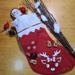 Nikolausstiefel zum Befüllen personalisierbar, Filz wiederverwendbar und nachhaltig Nikolausstrumpf Geschenkidee für Kin