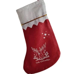 Nikolausstiefel zum Befüllen personalisierbar, Filz wiederverwendbar und nachhaltig Nikolausstrumpf Geschenkidee für Kin
