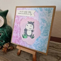 Nilpferd - Geburtstagskarte - Alles Liebe und einen wunderbaren Tag