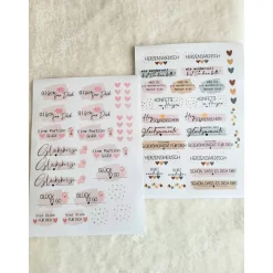 Nimm dir was du brauchst Geschenkset – Personalisierte Kerzen & Raysin Deko für Frauen - kl. Mitbringsel