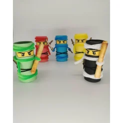 Ninja Einladungskarte Set | Kindergeburtstag | Einladung Party | Ninja Schwert