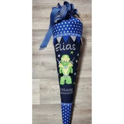 Ninjamit Wimpelkette und Namen Schultüte Zuckertüte Einschulung