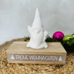 Nordischer Wichtel aus Reliefgießpulver – Weihnachtsdeko & Geschenkidee