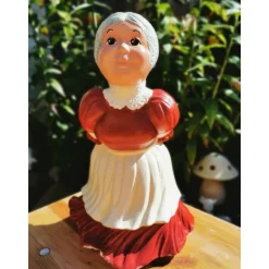 Nostalgische Weihnachtsfrau