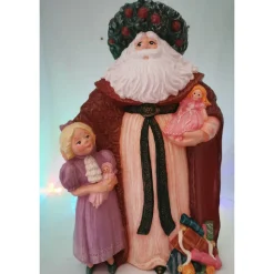 Nostalisches Väterchen Frost mit Mädchen