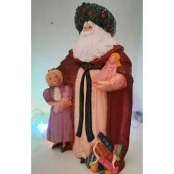 Nostalisches Väterchen Frost mit Mädchen