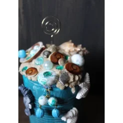 Notizhalter Geldgeschenk MEER UND STRAND zu Muttertag Vatertag Valentinstag Geburtstag maritimer Briefbeschwerer