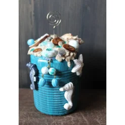 Notizhalter Geldgeschenk MEER UND STRAND zu Muttertag Vatertag Valentinstag Geburtstag maritimer Briefbeschwerer