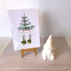Ohrringe * Schutzengel * Grün * Ohrhaken Kupfer * Grußkarte Weihnachten * Geschenkidee