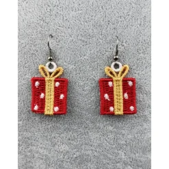 Ohrringe Geschenkbox Lace Weihnachten Christmas