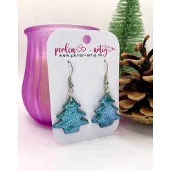 Ohrringe "Glitzernde Tannenbäume