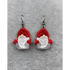 Ohrringe Gnom Lace Weihnachten Christmas